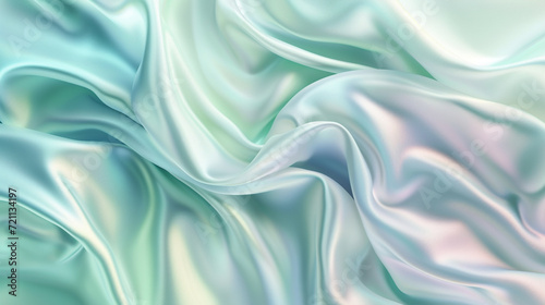 Pastel Blue and Green silk background vector presentation design