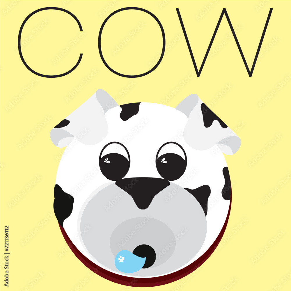 stiker sapi dengan karakter lucu, cocok untuk logo atau hiasan dinding berhubungan dengan peternakan dan hewan stiker sapi dengan karakter lucu, cocok untuk logo atau hiasan dinding berhubungan dengan peternakan dan hewan