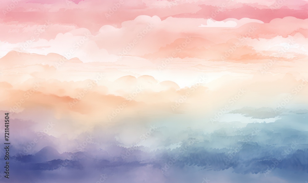 watercolor soft gradient  decorative simple