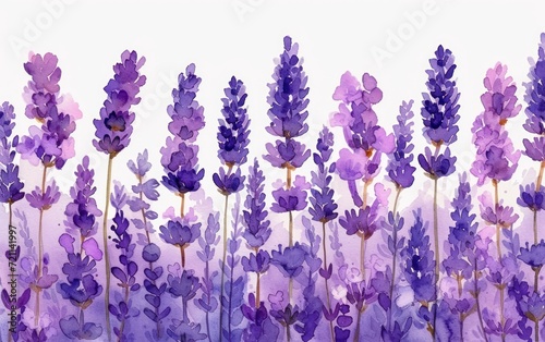 lavender, white handwritten watercolor pattern for fabric, wallpaper