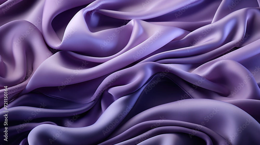 Fototapeta premium a purple silky satin fabric weave textile texture wallpaper background. soft and smooth