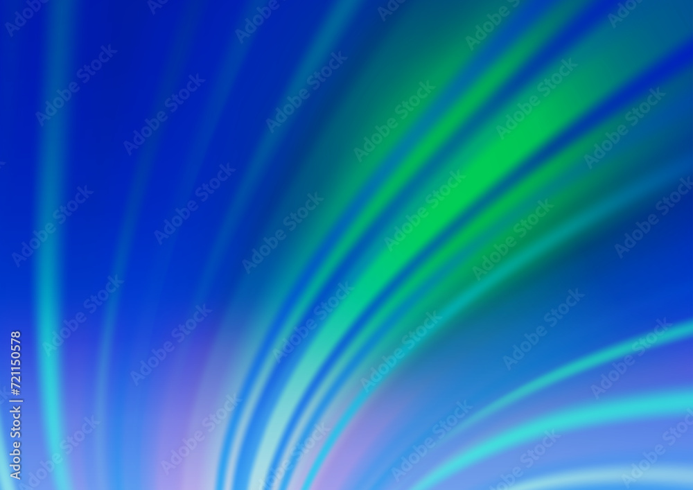 Light Blue, Green vector blur pattern. A vague abstract illustration with gradient. The elegant pattern for brand book.