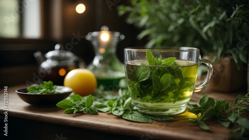 "Invigorating Herbal Tea: Nature's Brew for Health and Wellness"