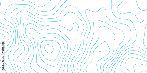 Abstract background with topographic contours map with blue color geographic line map .white wave paper curved reliefs abstract background .vector illustration of topographic line contour map design .