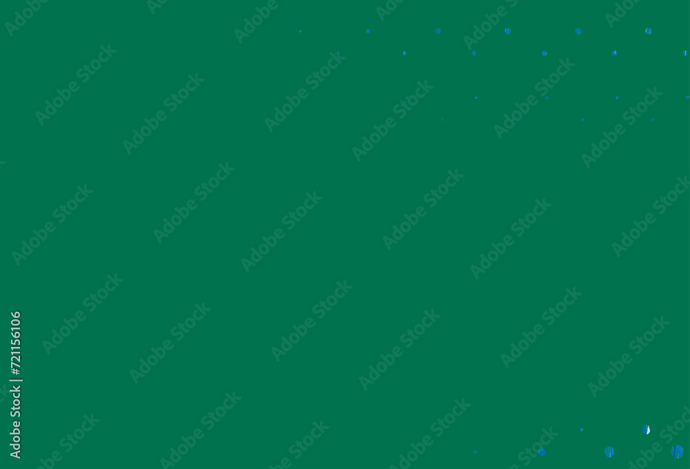 Obraz premium Light blue, green vector pattern with spheres.