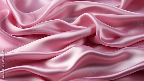 Satin Serenity: The Gentle Weave of Pink Silky Satin Forms a Textile Texture Wallpaper, Invoking a Sense of Opulent Calm