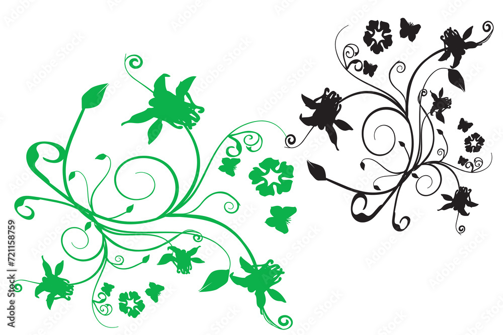 Free vector abstract line sample vector illustration isolated on white background