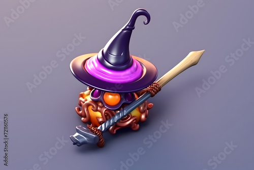 3d rendering of witch elements