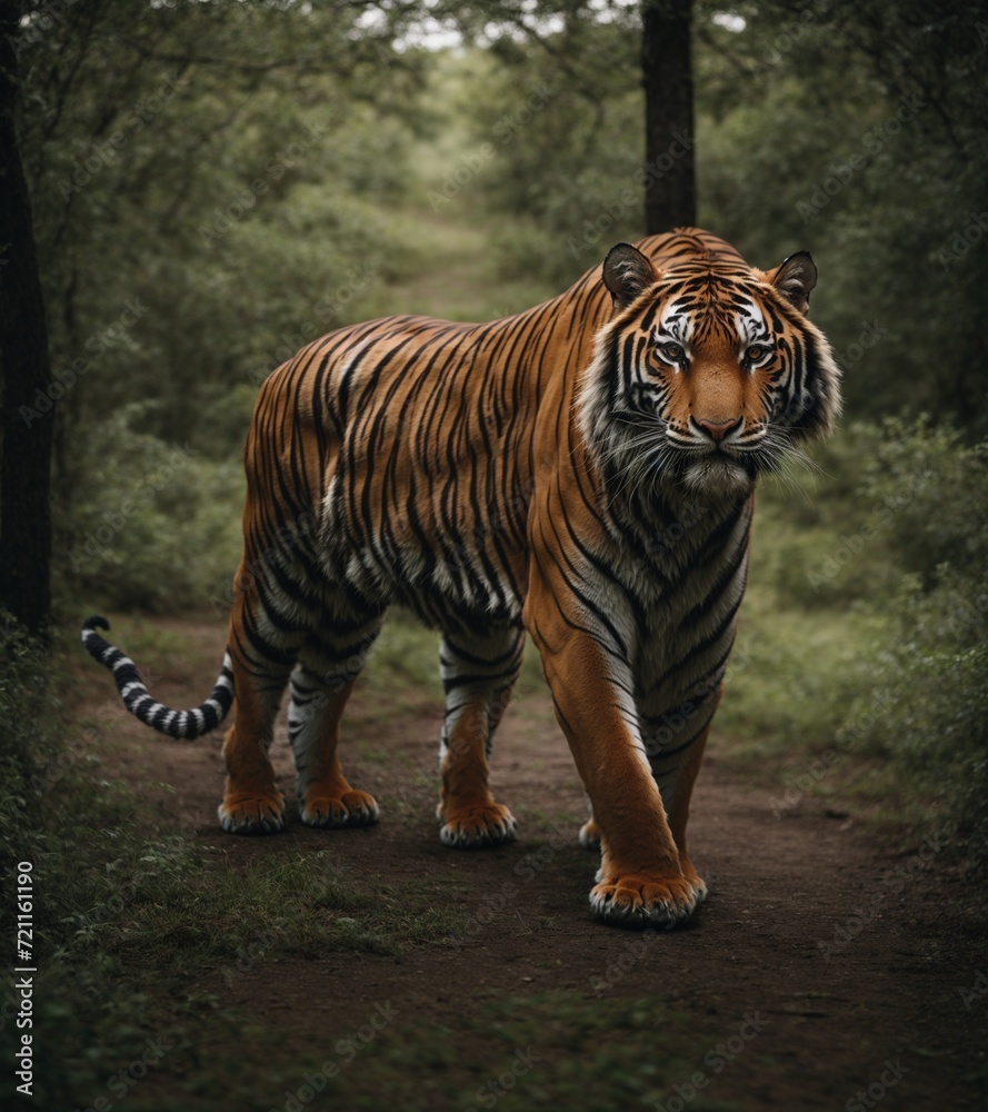 Obraz premium Tiger in the forest 2
