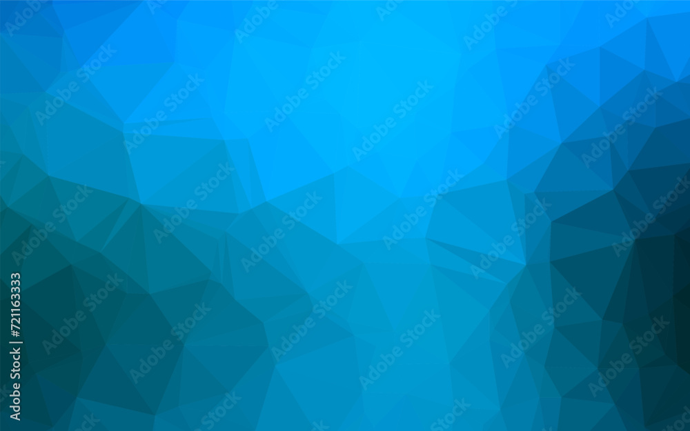Light BLUE vector abstract polygonal cover. Shining colored illustration in a Brand new style. Polygonal design for your web site.