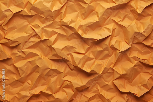 Orange Crumpled Craft Paper Seamless Texture, an Enduring Canvas for Creative Endeavors