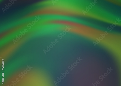 Light Green vector blurred and colored background. Colorful abstract illustration with gradient. Brand new style for your business design.