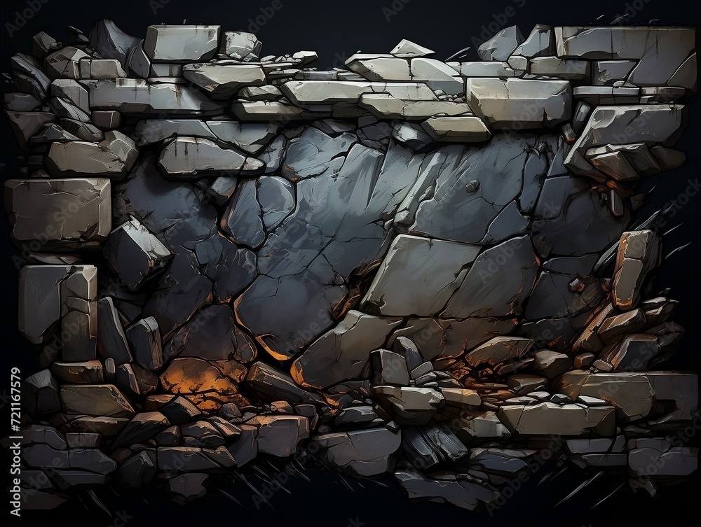 Texture of a stone wall Texture of a stone wall