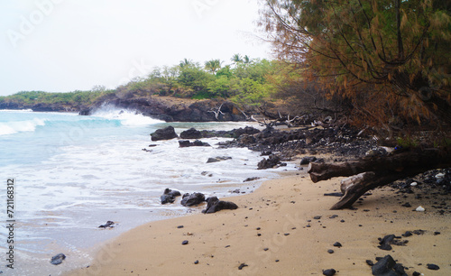 Beach in Kona, Kailua, Big Island, Hawaii, United States photo