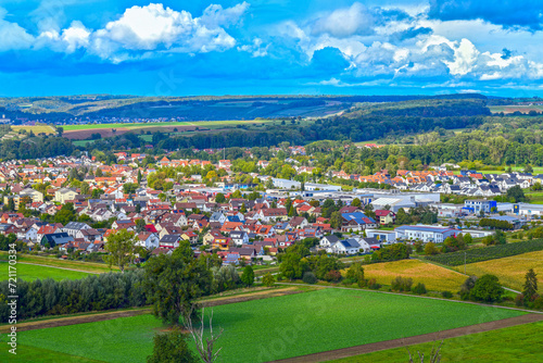 Neckartal im Landkreis Heilbronn in Baden Württemberg