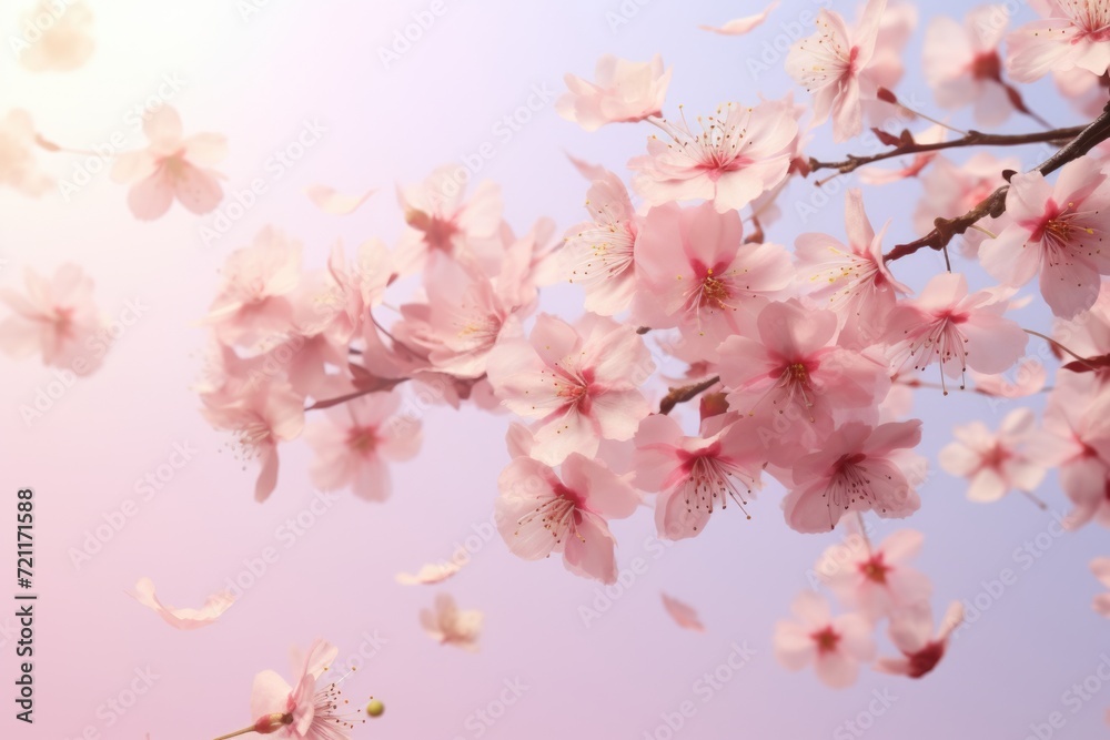 Spring flowers levitating on pink background. Spring flowers levitating on pink background.