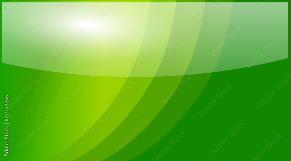 Fototapeta premium Green abstract background, shiny wavy pattern green natural background.