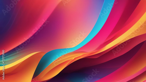 3D abstract wavy background with modern gradient colors. Motion sound wave. Vector illustration for banner  flyer  brochure  booklet  presentation or websites design. stock illustration
