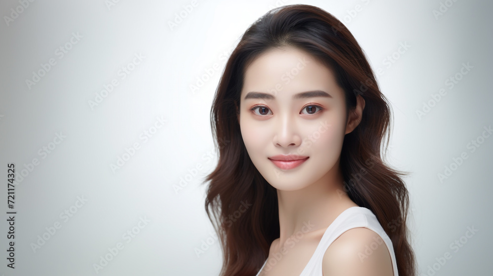 Asian woman for skincare products. Fresh face beautiful. Asian woman for skincare products. Fresh face beautiful.
