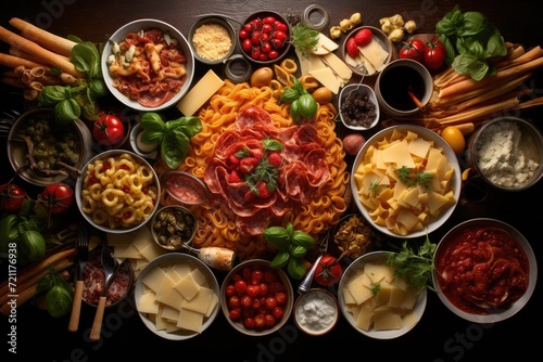 A classic Italian pasta feast.