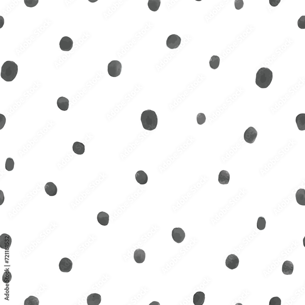 Scandinavian monochrome dots, seamless pattern scrapbook paper design, black vector icon doodle Scandinavian monochrome dots, seamless pattern scrapbook paper design, black vector icon doodle