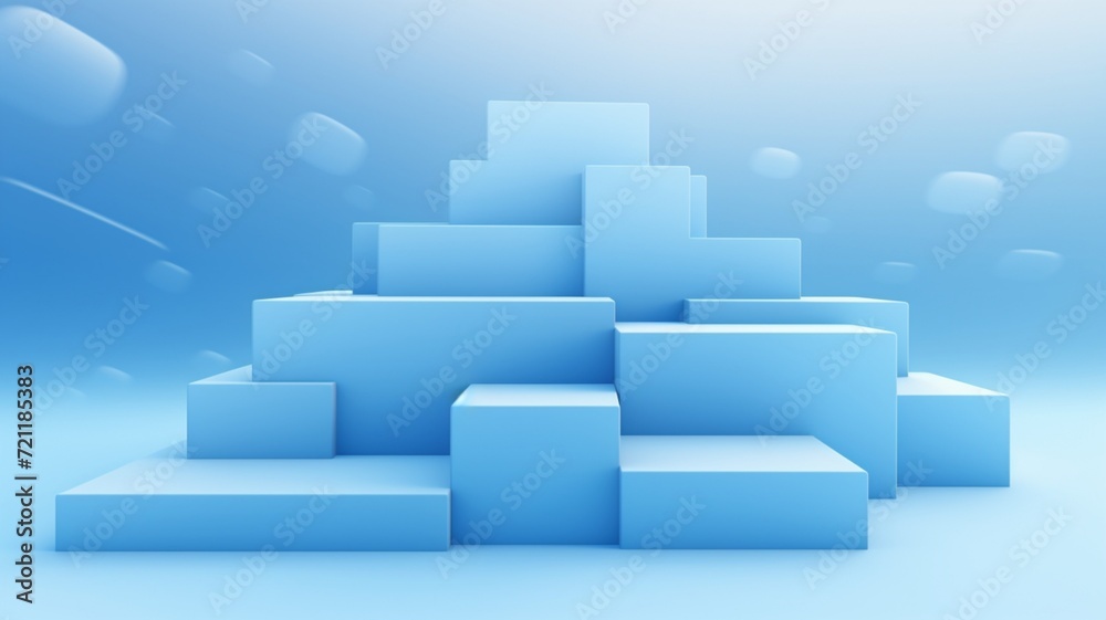 Illustration bluish blue colors aesthetic Illustration bluish blue colors aesthetic