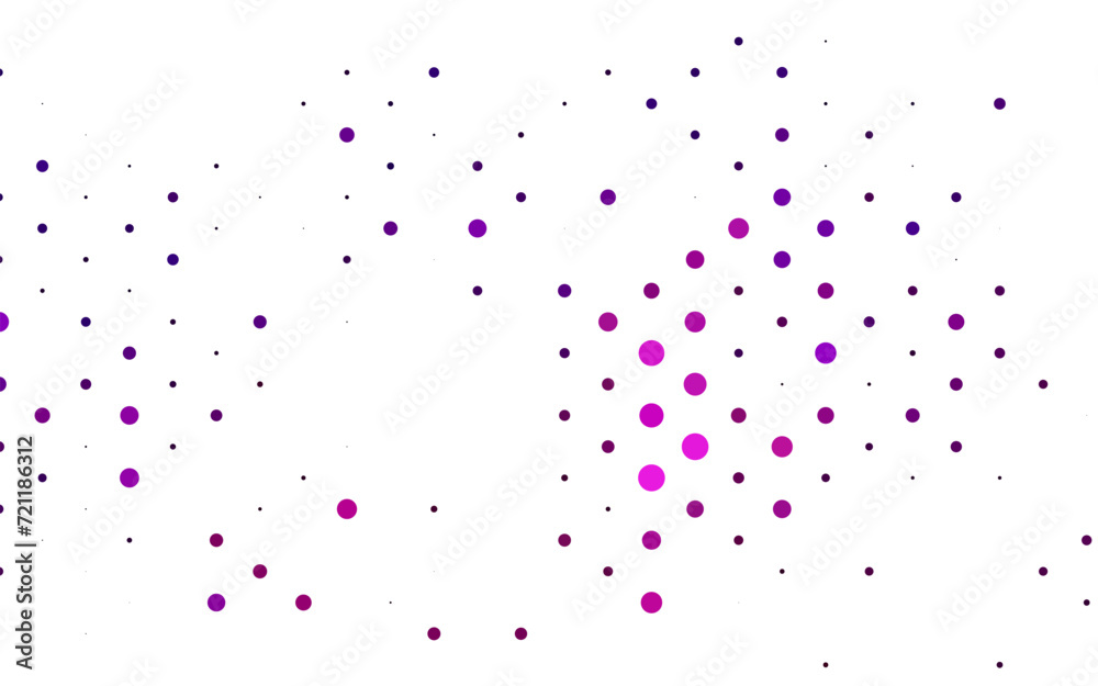 Fototapeta premium Light Purple vector cover with spots. Modern abstract illustration with colorful water drops. Pattern for ads, leaflets.