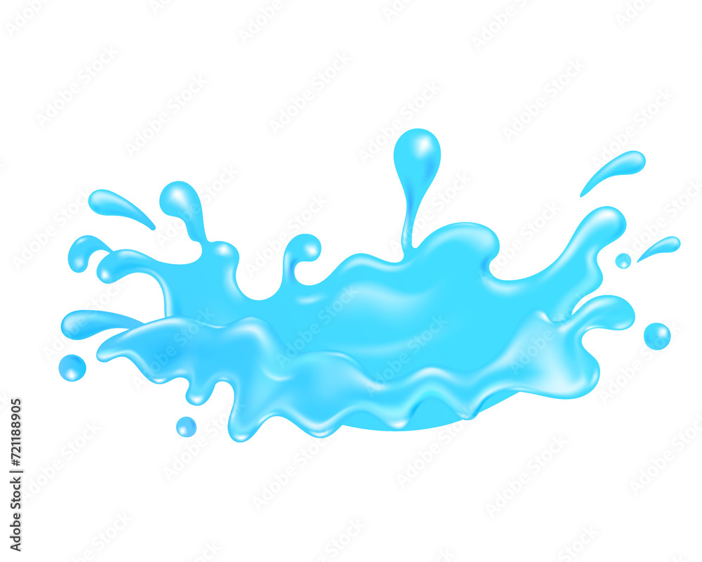water spashing on transparent background, water pgn for design