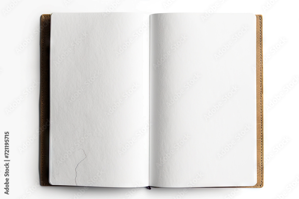 white Traveler's Notebook on white background white Traveler's Notebook on white background