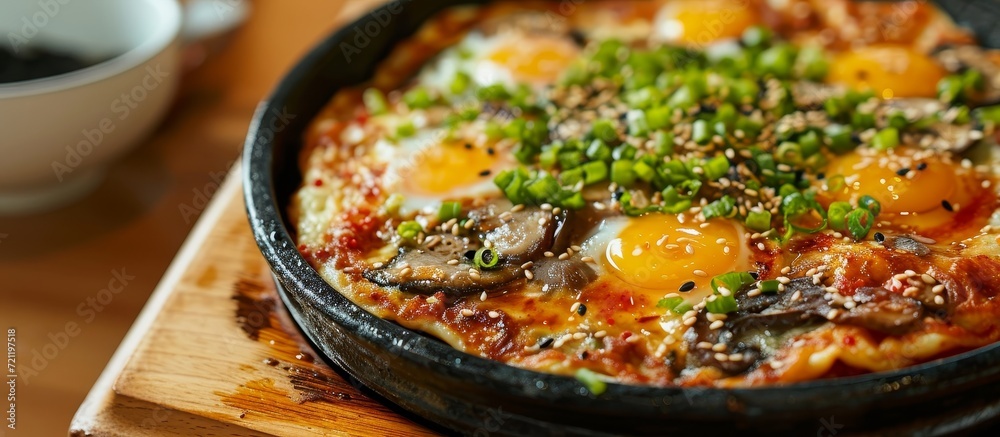 Delicious Korean-Style Egg and Mushroom Pancakes: A Savory Twist on the Classic Korean-Style Egg and Mushroom Pancakes Recipe