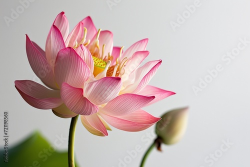 Blooming lotus flower