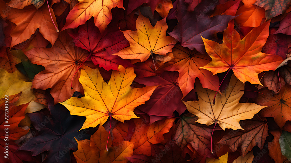 Fall leaves background