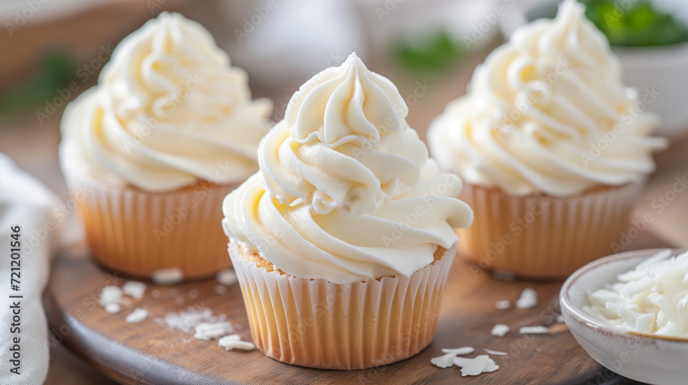 cupcakes with cream cupcakes with cream