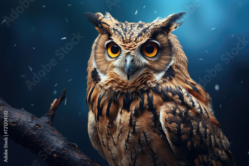 Close-up portrait of an owl © Michael