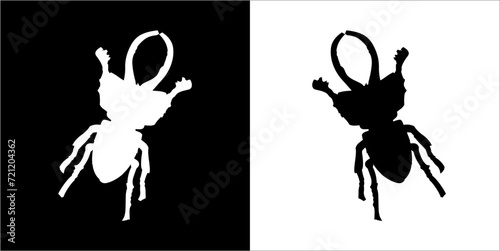 Illustration vector graphics of spider icon