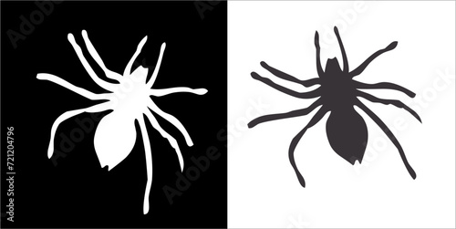 Illustration vector graphics of spider icon