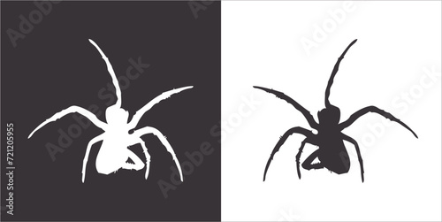 Illustration vector graphics of spider icon