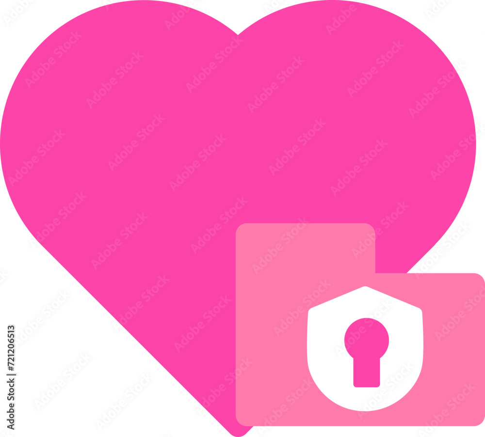 flat style love icon for valentine day flat style love icon for valentine day