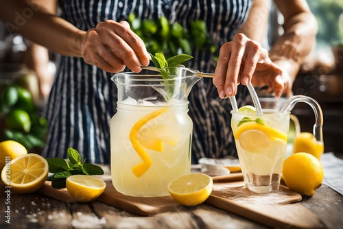 lemonade in the kitchen