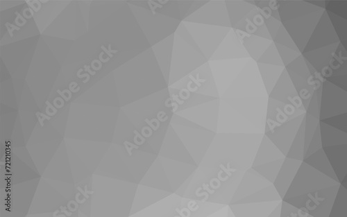 Fototapeta Naklejka Na Ścianę i Meble -  Light Silver, Gray vector abstract polygonal texture. Colorful illustration in abstract style with gradient. Completely new design for your business.