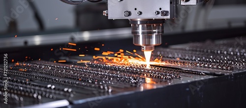 Efficient Metal Cutting Machine Revolutionizes Factory Production with Precision and Speed