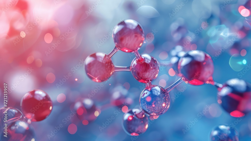 Cosmetic Essence, Liquid bubble, Molecule inside Liquid Bubble