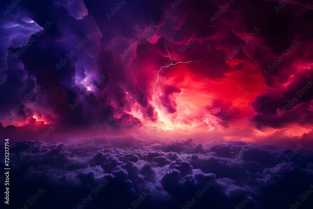 Abstract space background with nebula, stars and galaxies. 3D rendering