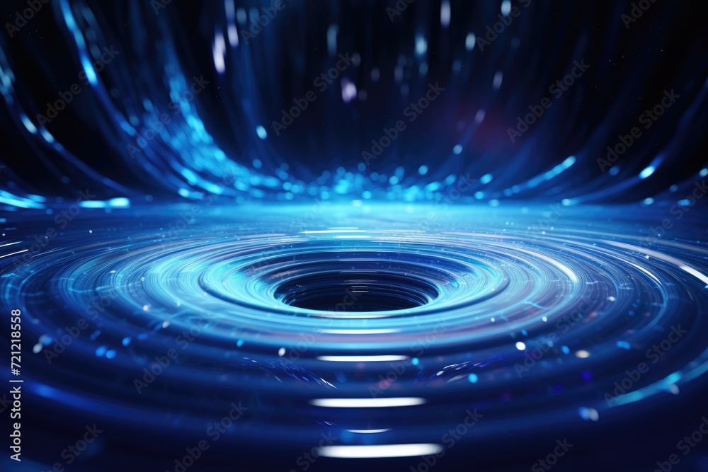 Abstract digital wave on blue background. Abstract digital wave on blue background.