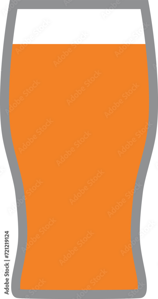 Beer Glass Icon. Vector Illustration. Beer Glass Icon. Vector Illustration.