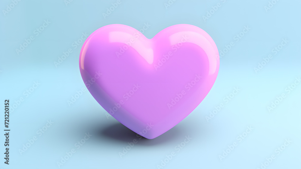 heart pastel color