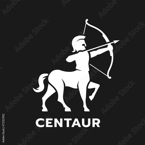 Centaur shoots a bow logo.