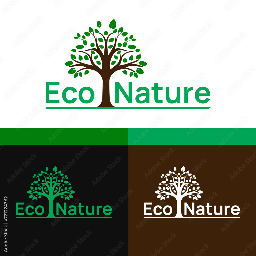 Obraz premium tree logo