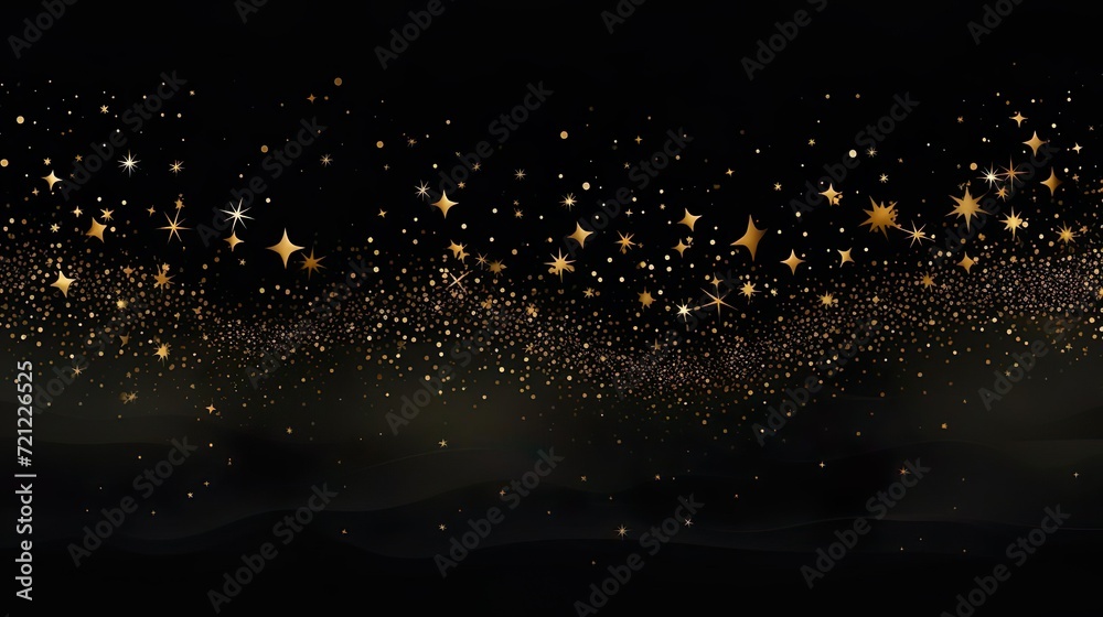 Christmas card with background and many gold stars Christmas card with background and many gold stars