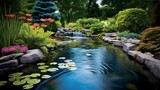 Nature's Elegance The Artistry of Garden Streams and Water Gardens